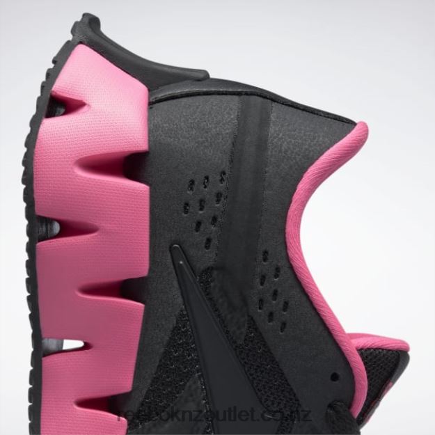 Core Black/Atomic Pink 2B46261371 Zig Dynamica 2 Shoes - Grade School Reebok Kids