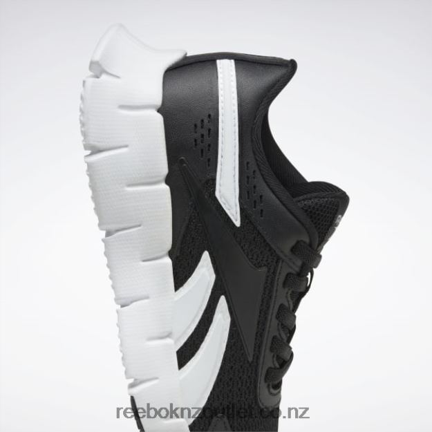 Core Black/Ftwr White 2B46261420 Zig Dynamica 2 Shoes - Preschool Reebok Kids