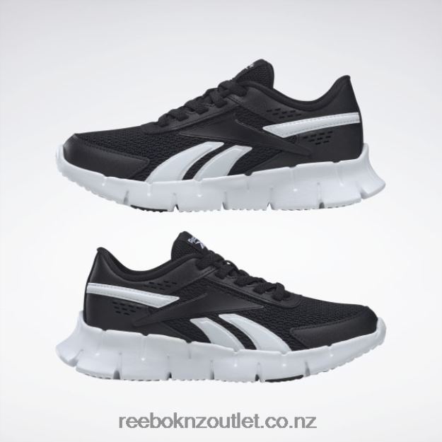 Core Black/Ftwr White 2B46261420 Zig Dynamica 2 Shoes - Preschool Reebok Kids