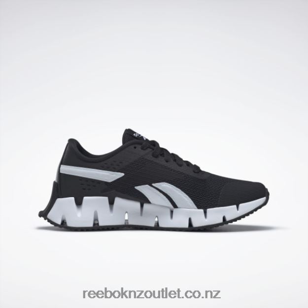 Core Black/Ftwr White/Pure Grey 5 2B46261388 Zig Dynamica 2 Shoes - Grade School Reebok Kids