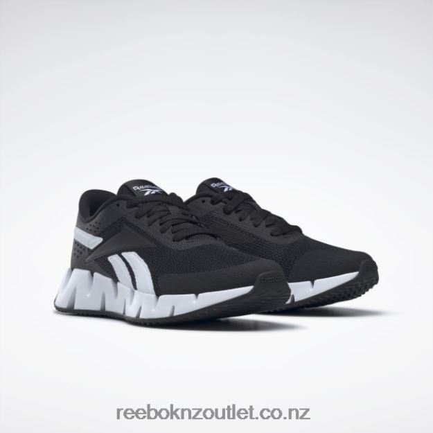 Core Black/Ftwr White/Pure Grey 5 2B46261388 Zig Dynamica 2 Shoes - Grade School Reebok Kids