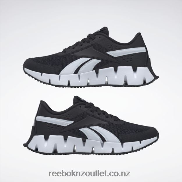 Core Black/Ftwr White/Pure Grey 5 2B46261388 Zig Dynamica 2 Shoes - Grade School Reebok Kids