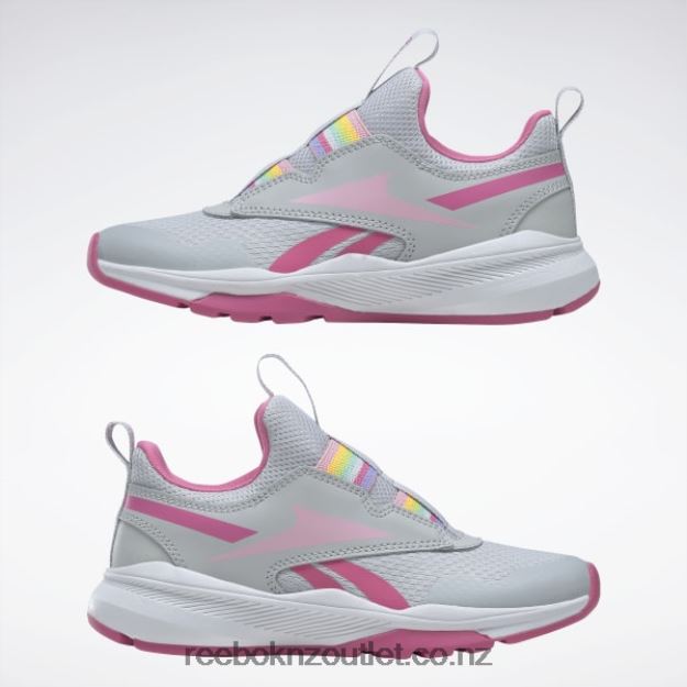 Pure Grey 2/True Pink/Ftwr White 2B46261439 XT Sprinter Slip-On Shoes - Preschool Reebok Kids