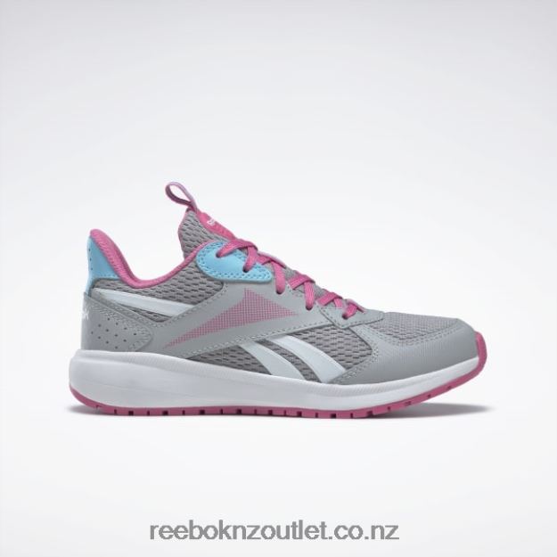 Pure Grey 3/True Pink/Digital Blue 2B46261441 Road Supreme 4 Shoes - Preschool Reebok Kids