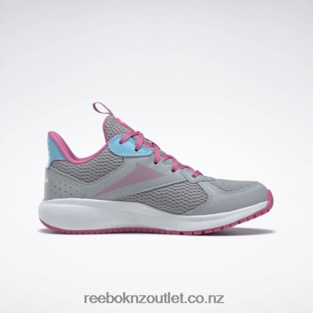 Pure Grey 3/True Pink/Digital Blue 2B46261441 Road Supreme 4 Shoes - Preschool Reebok Kids
