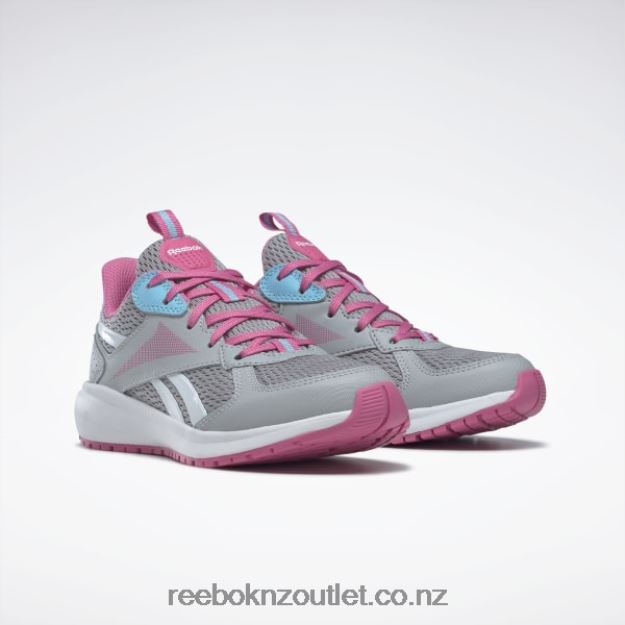 Pure Grey 3/True Pink/Digital Blue 2B46261441 Road Supreme 4 Shoes - Preschool Reebok Kids