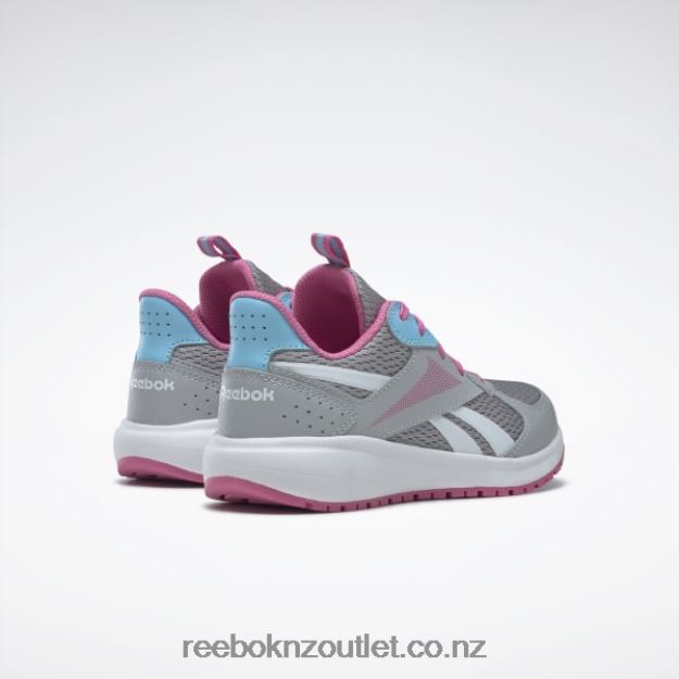 Pure Grey 3/True Pink/Digital Blue 2B46261441 Road Supreme 4 Shoes - Preschool Reebok Kids