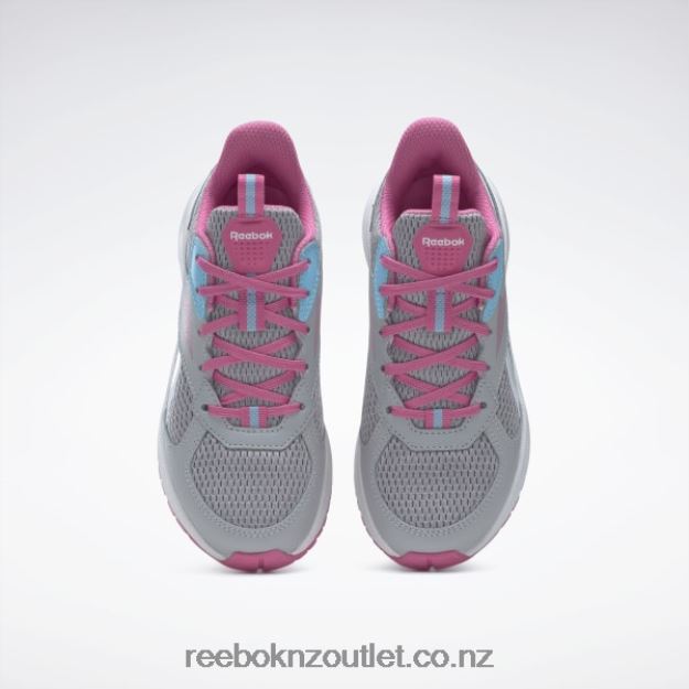 Pure Grey 3/True Pink/Digital Blue 2B46261441 Road Supreme 4 Shoes - Preschool Reebok Kids
