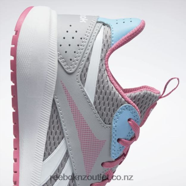 Pure Grey 3/True Pink/Digital Blue 2B46261441 Road Supreme 4 Shoes - Preschool Reebok Kids