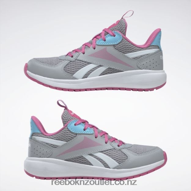 Pure Grey 3/True Pink/Digital Blue 2B46261441 Road Supreme 4 Shoes - Preschool Reebok Kids