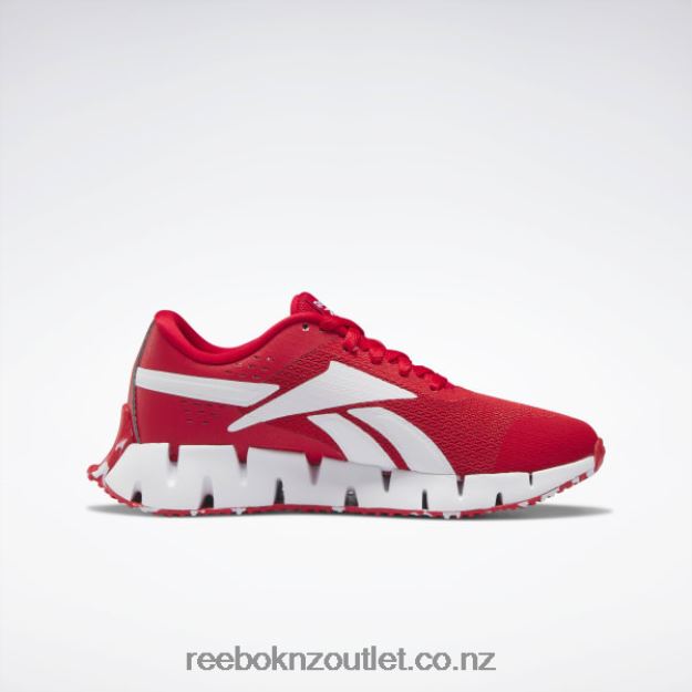Vector Red/Ftwr White 2B46261416 Zig Dynamica 2 Shoes - Grade School Reebok Kids