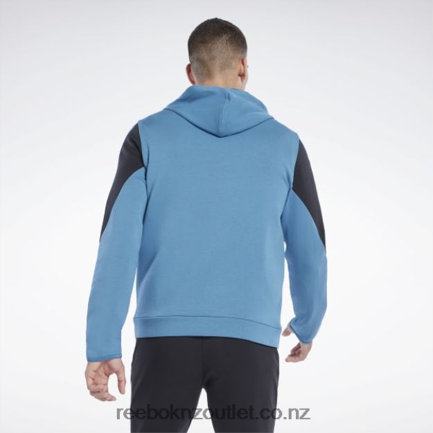 Steely Blue S23-R 2B46261224 DreamBlend Zip-Up Hoodie Reebok Men