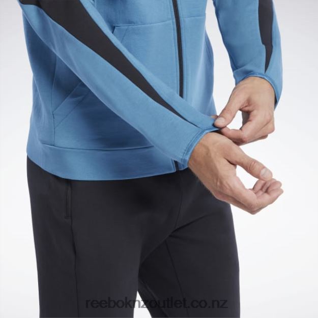 Steely Blue S23-R 2B46261224 DreamBlend Zip-Up Hoodie Reebok Men