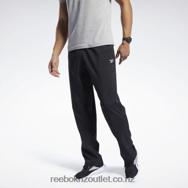 Black 2B46261065 Training Essentials Woven Unlined Pants Reebok Men