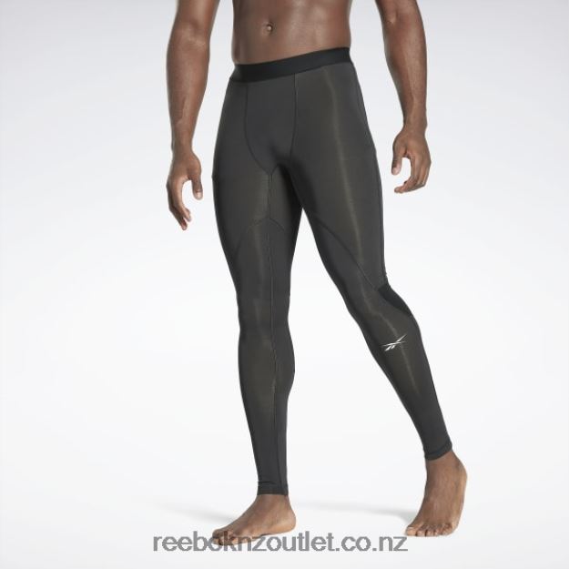 Night Black 2B46261187 Workout Ready Compression Tights Reebok Men