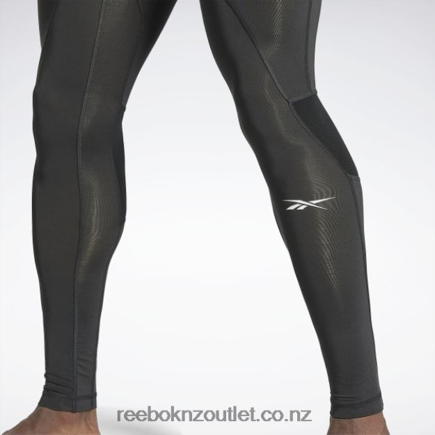 Night Black 2B46261187 Workout Ready Compression Tights Reebok Men
