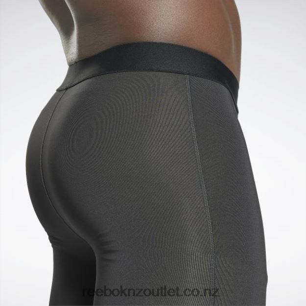 Night Black 2B46261187 Workout Ready Compression Tights Reebok Men