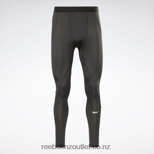 Night Black 2B46261187 Workout Ready Compression Tights Reebok Men