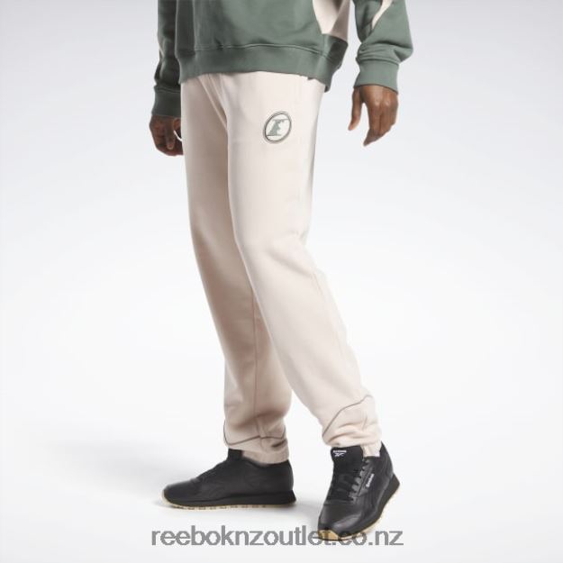 Soft Ecru 2B46261277 LNY Pants Reebok Men