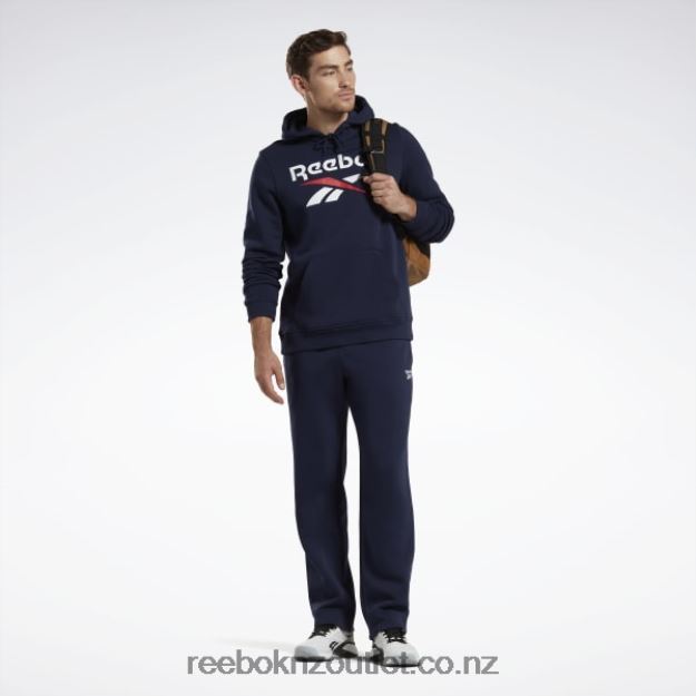 Vector Navy 2B46261137 Identity Open Hem Pants Reebok Men