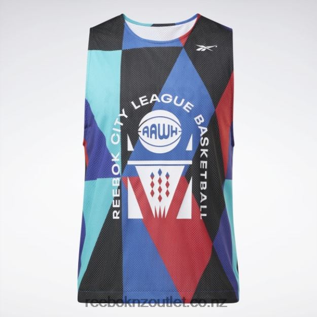 Vector Blue 2B46261310 City League Reversible Mesh Jersey Reebok Men