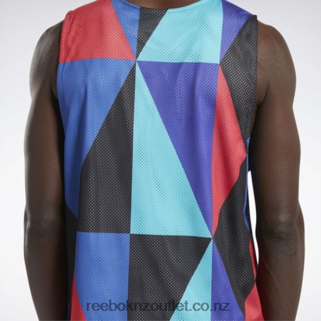 Vector Blue 2B46261310 City League Reversible Mesh Jersey Reebok Men