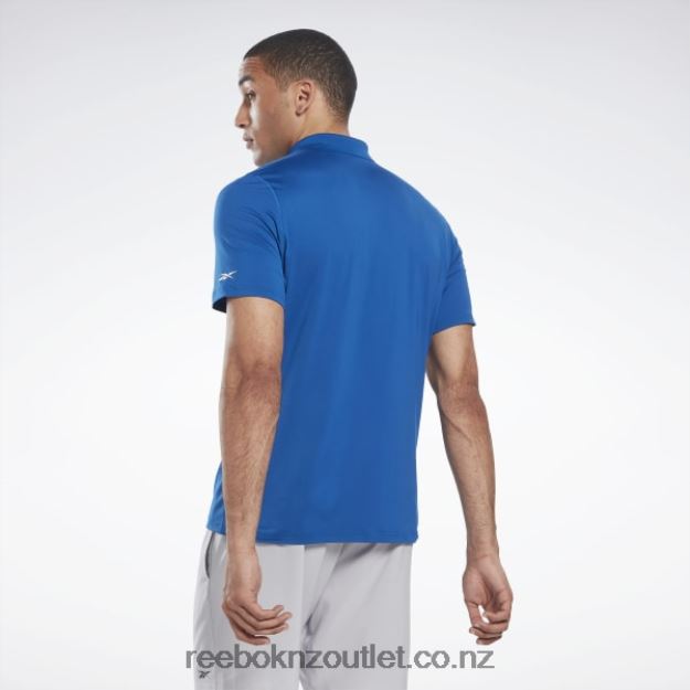 Vector Blue 2B46261256 Workout Ready Polo Shirt Reebok Men