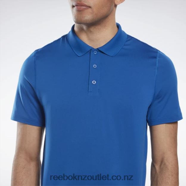 Vector Blue 2B46261256 Workout Ready Polo Shirt Reebok Men