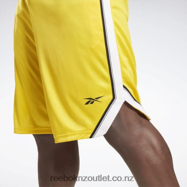 Always Yellow 2B46261358 Workout Ready Mesh Shorts Reebok Men