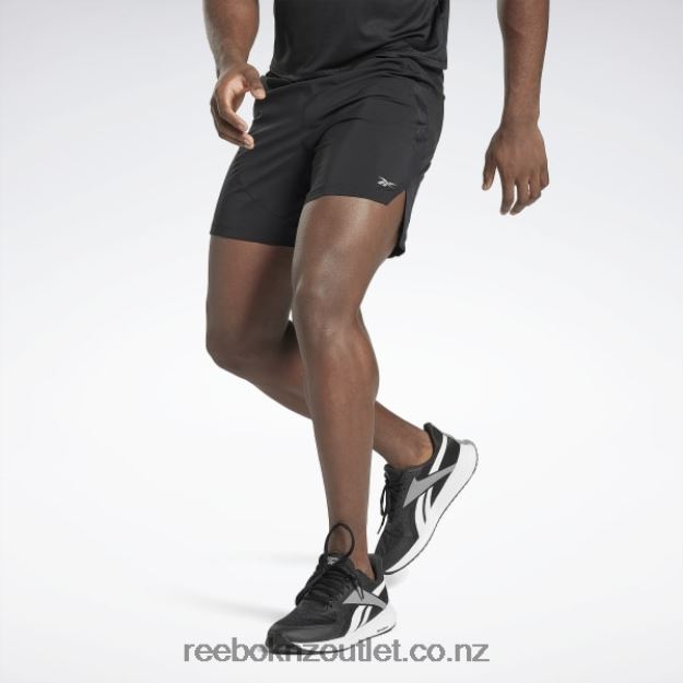 Black 2B46261176 Running Shorts Reebok Men