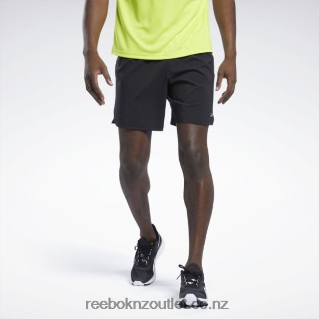 Black 2B46261246 Running Woven Shorts Reebok Men
