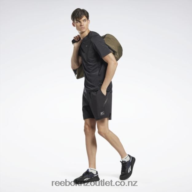 Black 2B46261284 Performance Certified StrengthShorts Reebok Men