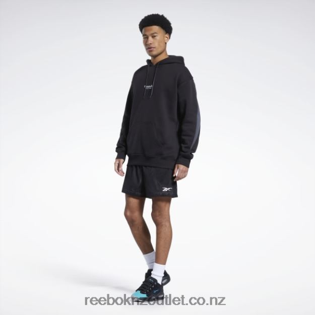 Black 2B46261287 City League Mesh Shorts Reebok Men