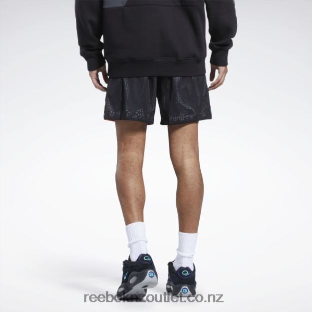 Black 2B46261287 City League Mesh Shorts Reebok Men