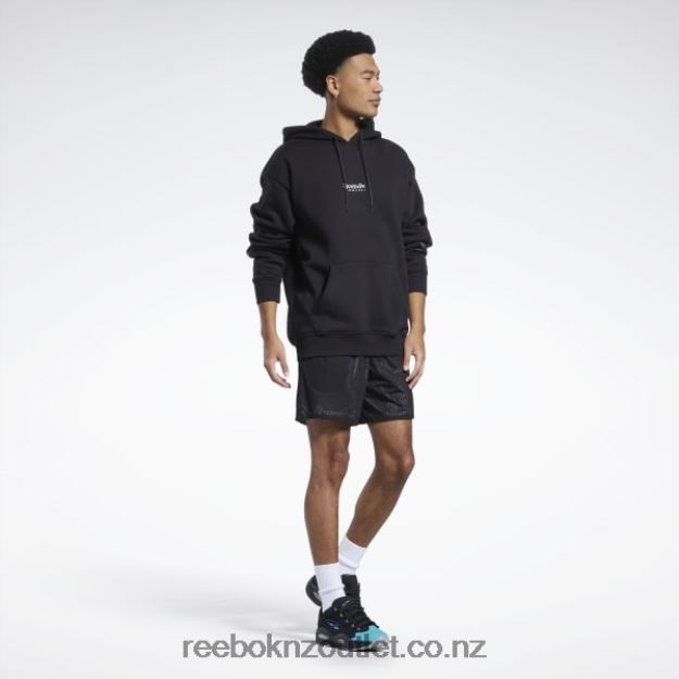 Black 2B46261287 City League Mesh Shorts Reebok Men