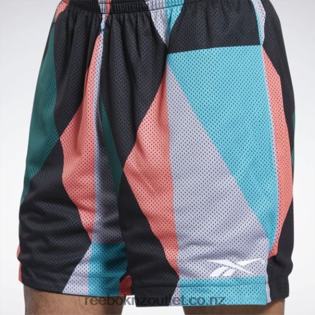 Black 2B46261287 City League Mesh Shorts Reebok Men