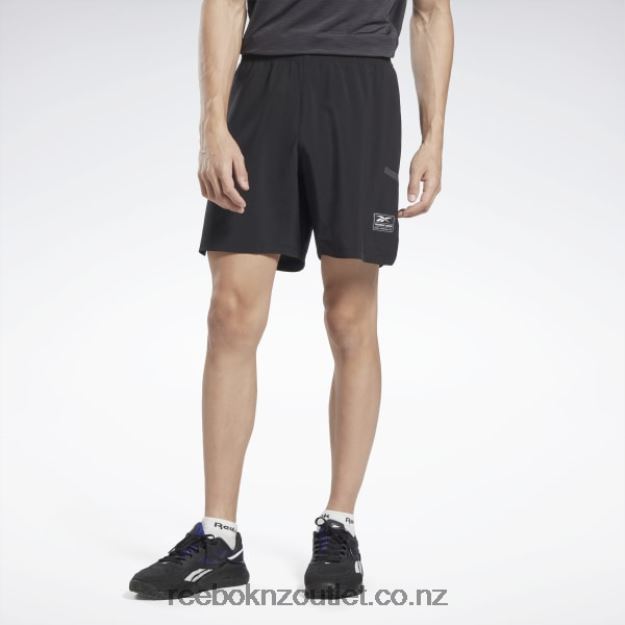 Black 2B46261321 Performance Certified SpeedShorts Reebok Men