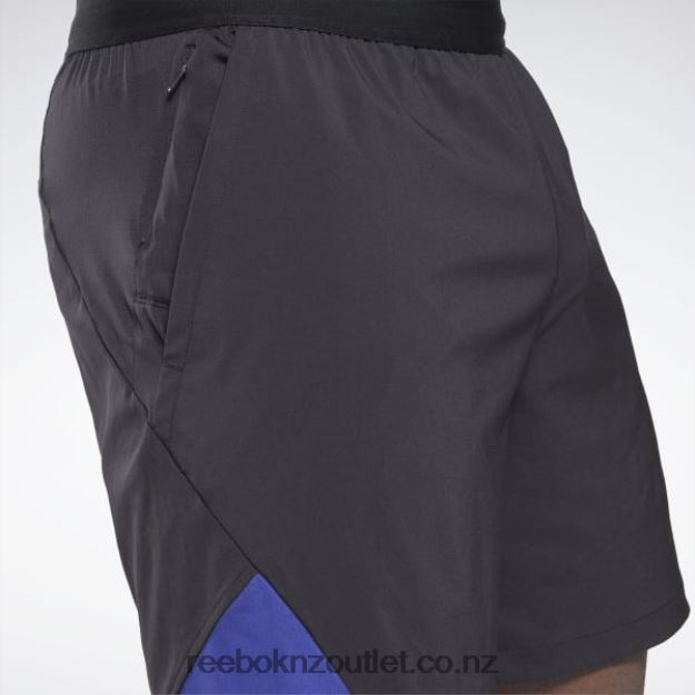 Black 2B46261329 Les Mills Strength 2.0 Shorts Reebok Men
