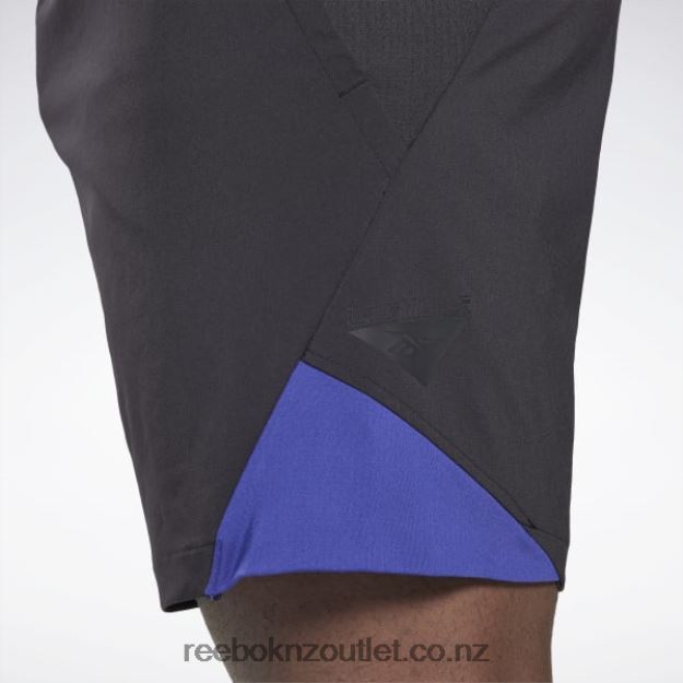 Black 2B46261329 Les Mills Strength 2.0 Shorts Reebok Men