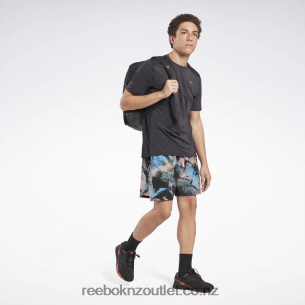 Black/Vector Blue 2B46261270 Strength 3.0 Shorts Reebok Men