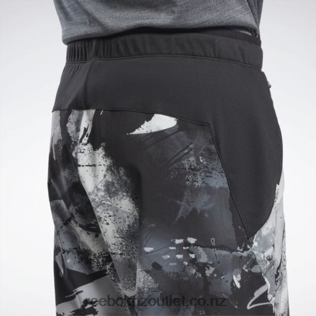 Black/White 2B46261317 Strength 3.0 Shorts Reebok Men