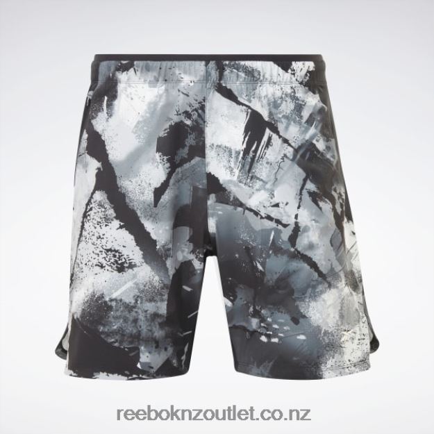 Black/White 2B46261317 Strength 3.0 Shorts Reebok Men