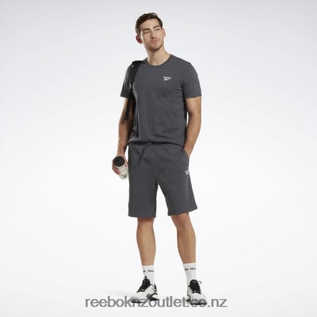 Dark Grey Heather 2B46261203 Identity Fleece Shorts Reebok Men