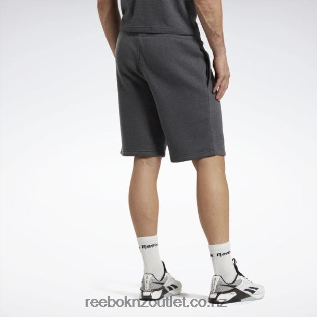 Dark Grey Heather 2B46261203 Identity Fleece Shorts Reebok Men