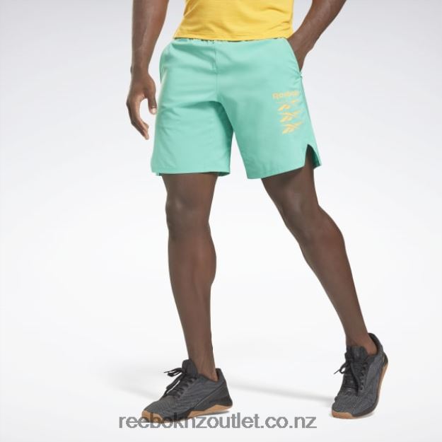 Future Teal 2B46261349 Epic Lightweight Graphic Shorts Reebok Men