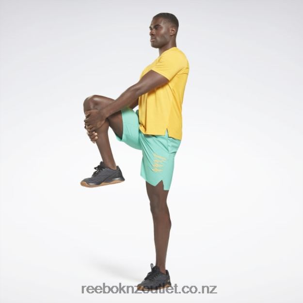 Future Teal 2B46261349 Epic Lightweight Graphic Shorts Reebok Men