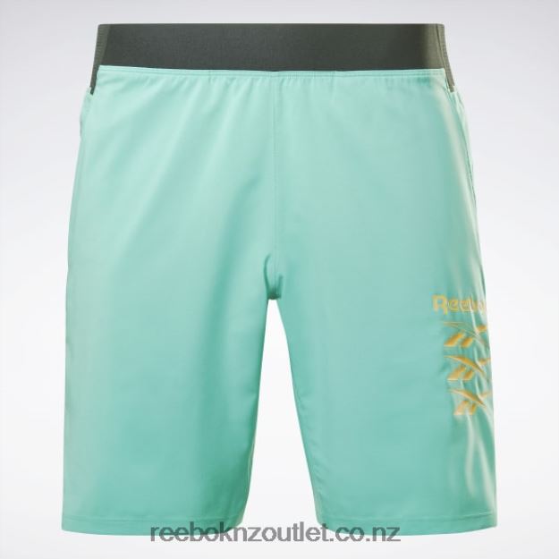 Future Teal 2B46261349 Epic Lightweight Graphic Shorts Reebok Men
