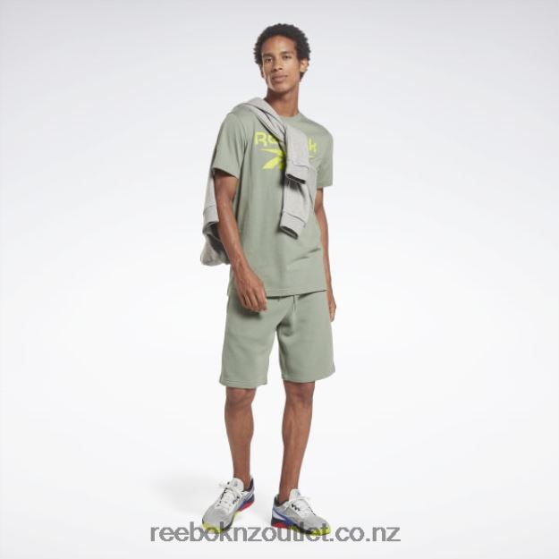 Harmony Green 2B46261236 Identity Fleece Shorts Reebok Men