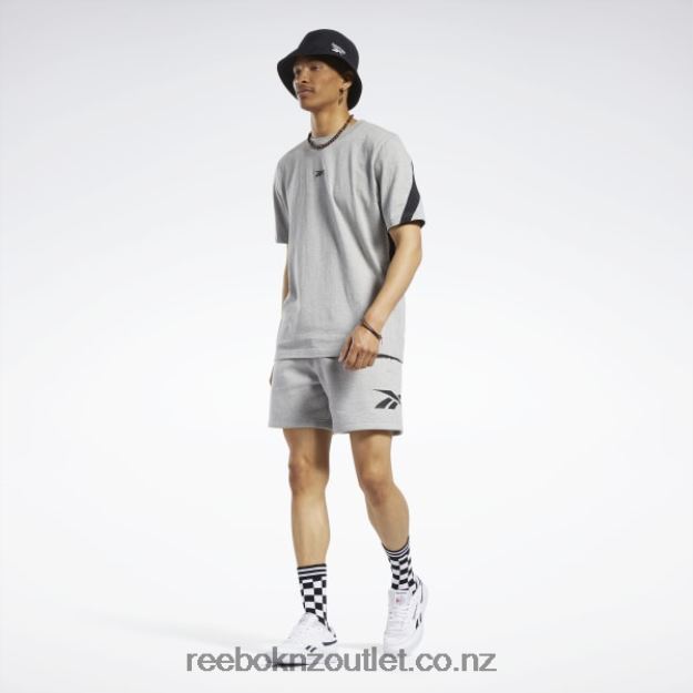 Medium Grey Heather 2B46261210 Classics Brand Proud Shorts Reebok Men