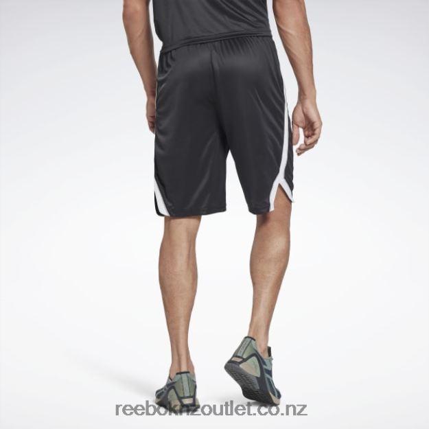 Night Black 2B46261346 Workout Ready Mesh Shorts Reebok Men